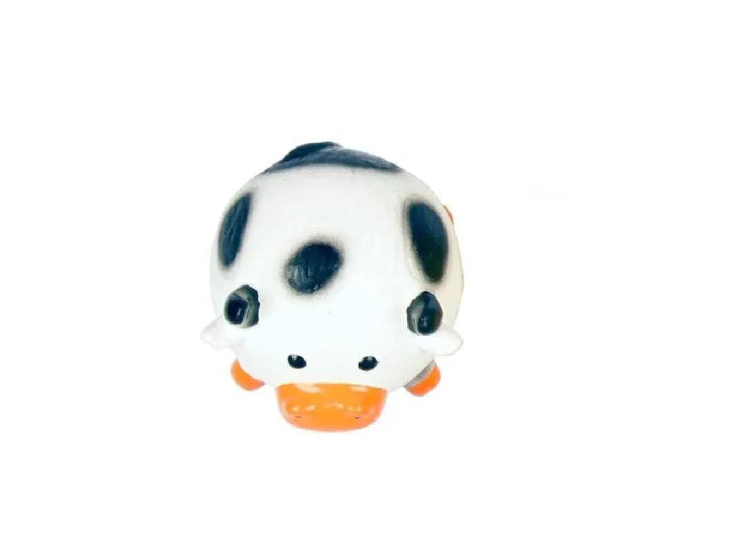 Latex Ball Chicken/Cow/Pig Mix 9,5cm - display mixed colors