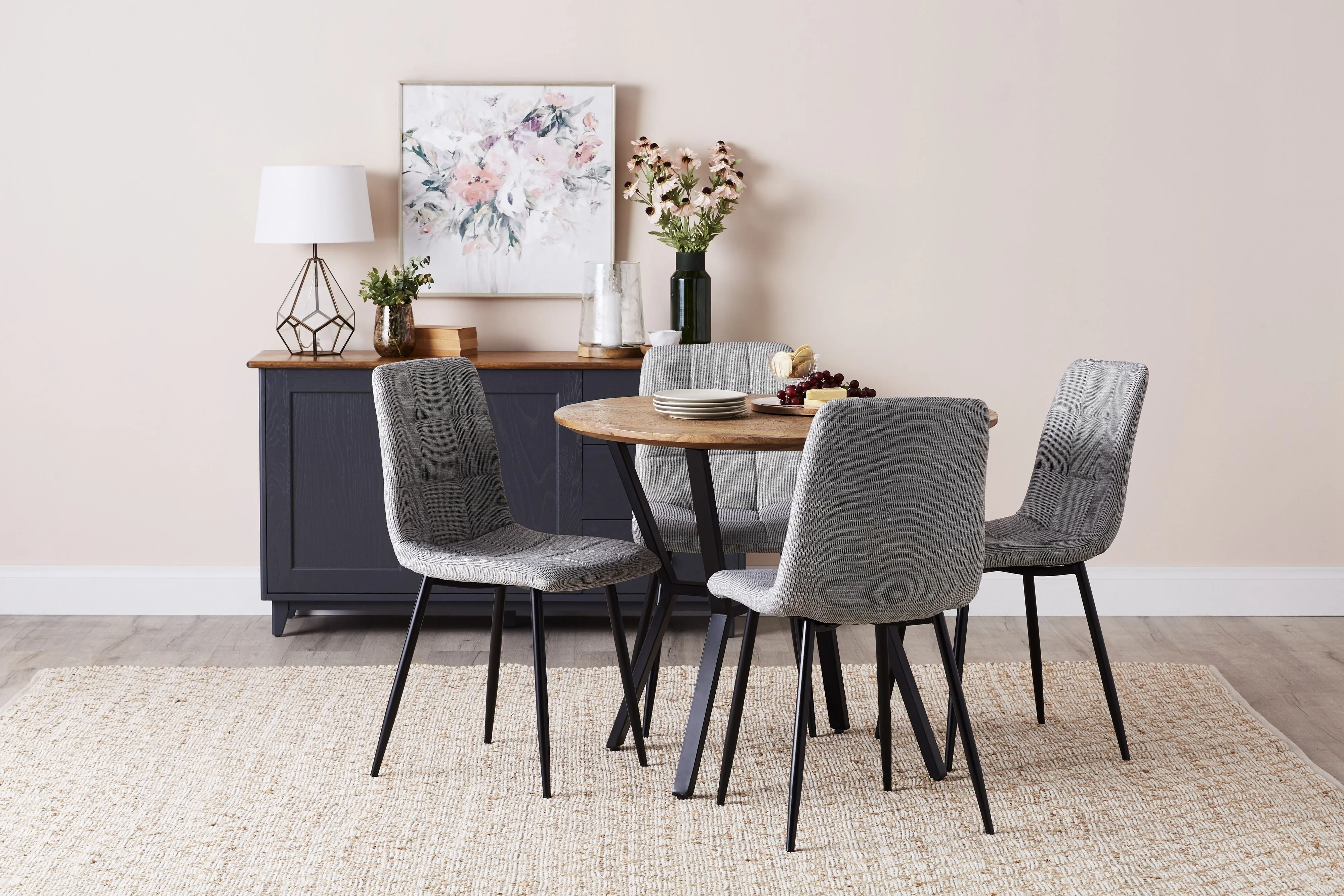 Max Dining Chair Grey Marle