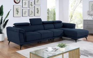 NAPANEE Sectional w/ Armless Chair, Navy