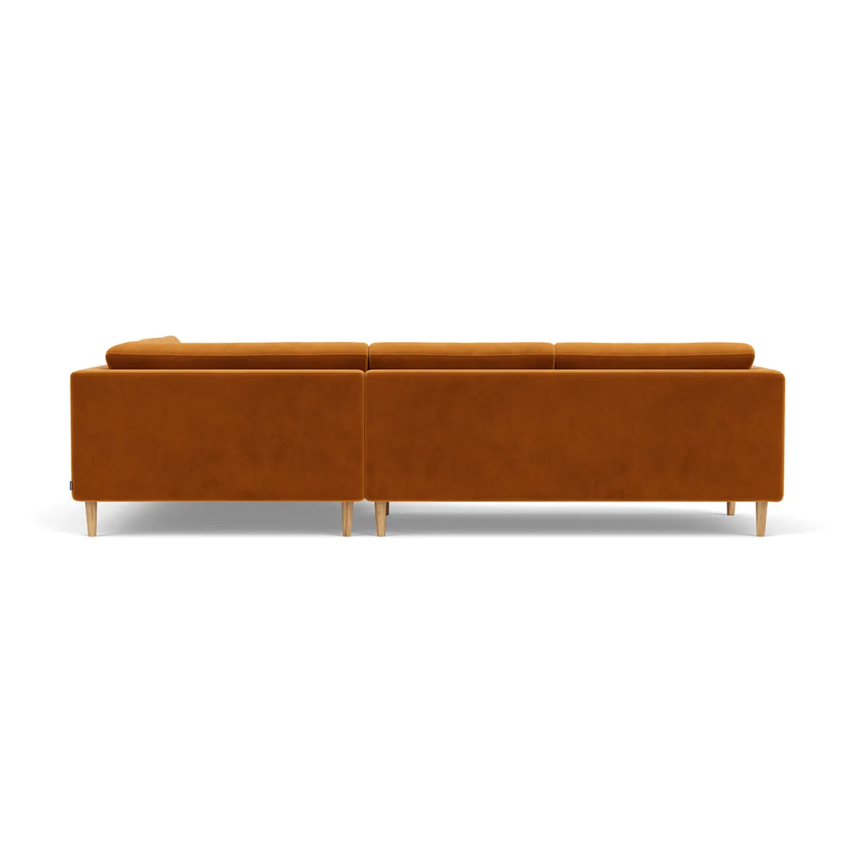 Nelson Velvet Right Corner Sofa