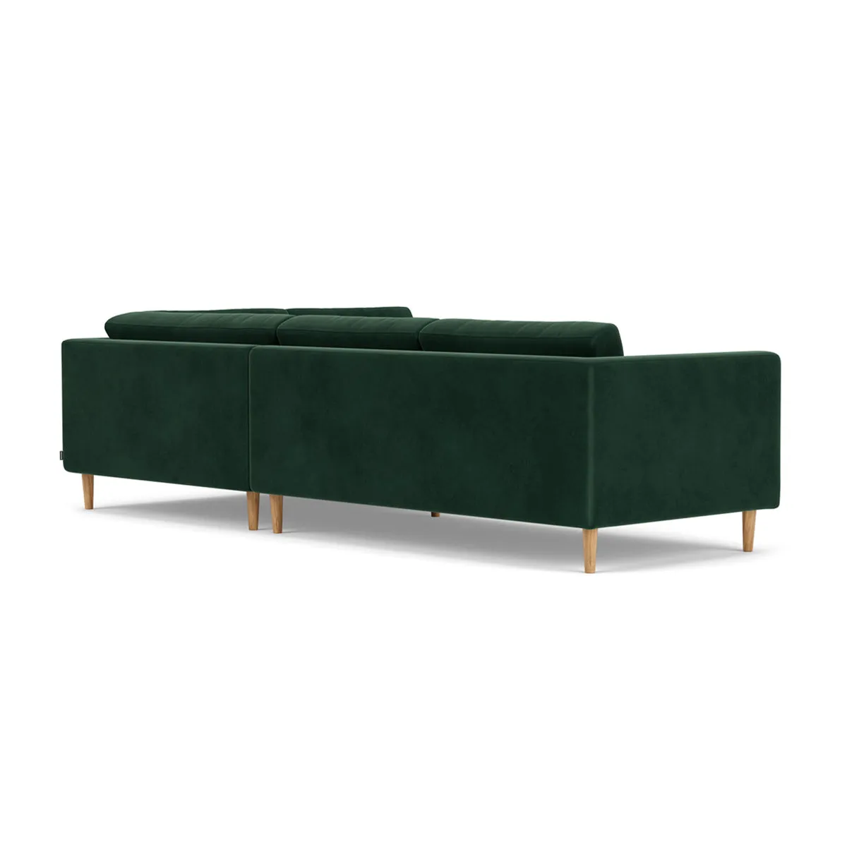 Nelson Velvet Right Corner Sofa