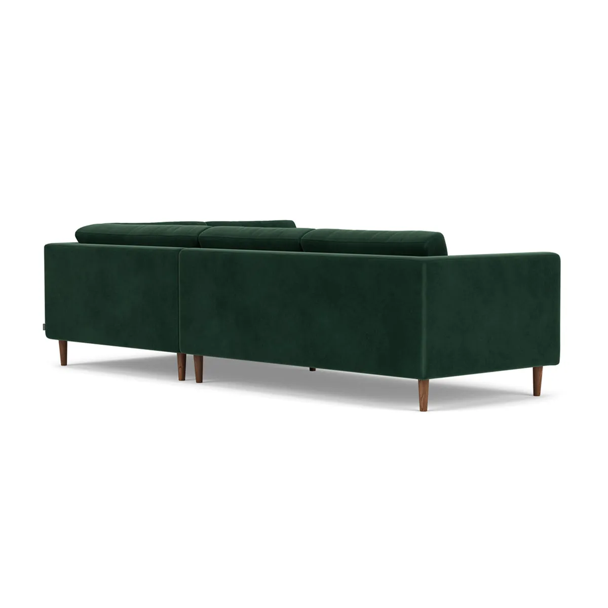 Nelson Velvet Right Corner Sofa