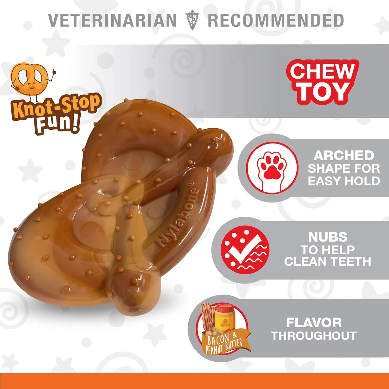 Nylabone Dura Chew Power Chew Pretzel