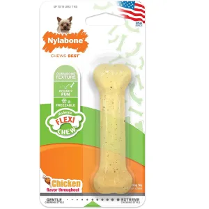 Nylabone Moderate Flexi Chew Chicken Flavor Dog Toy