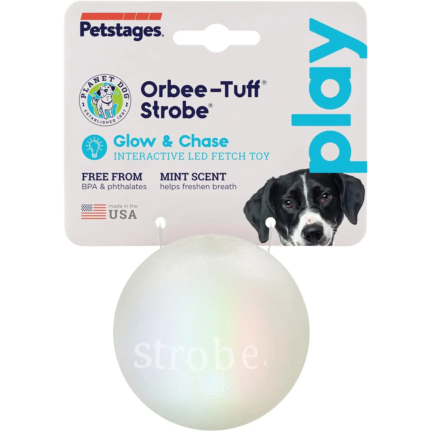 Orbee Tuff Light Up Strobe Multi White