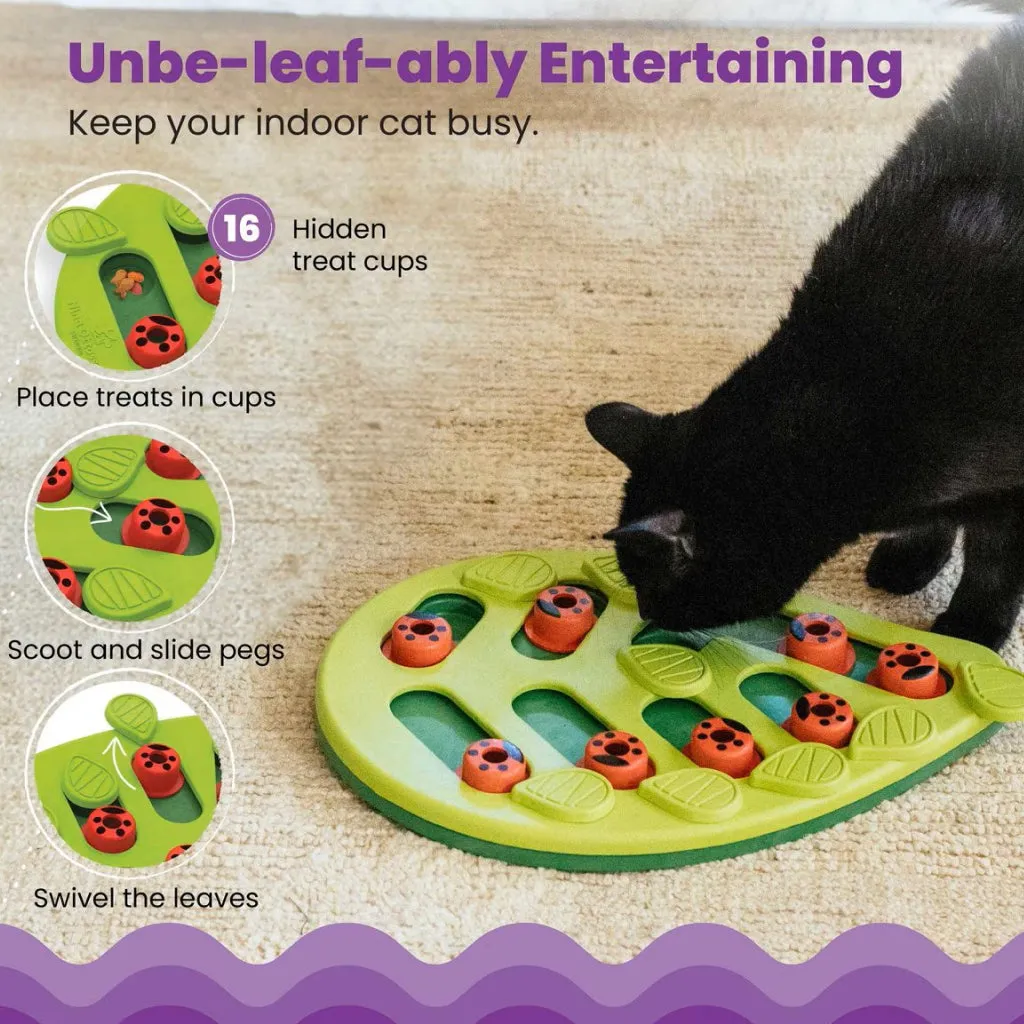 Outward Hound Nina Ottosson Buggin' Out Puzzle & Play Interactive Treat Puzzle For Cats