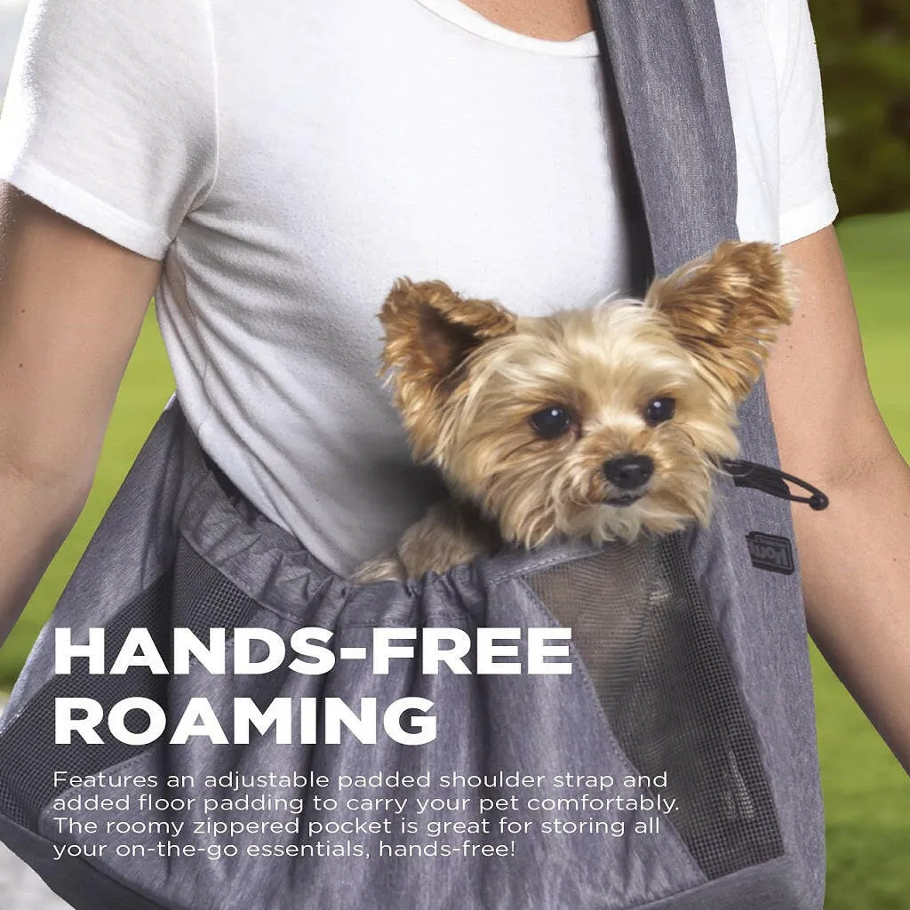 Outward Hound PupPack Sling Carrier Grey For Dog