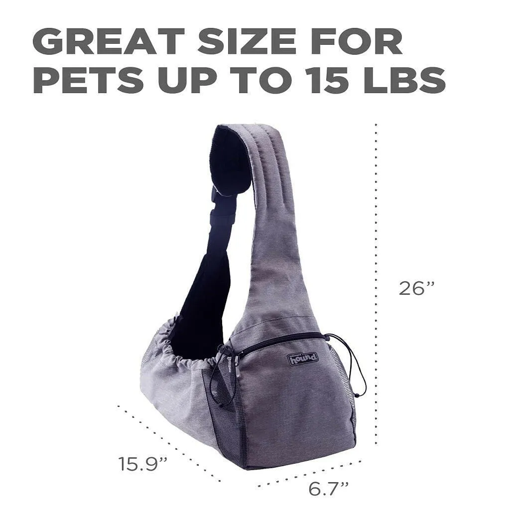 Outward Hound PupPack Sling Carrier Grey For Dog