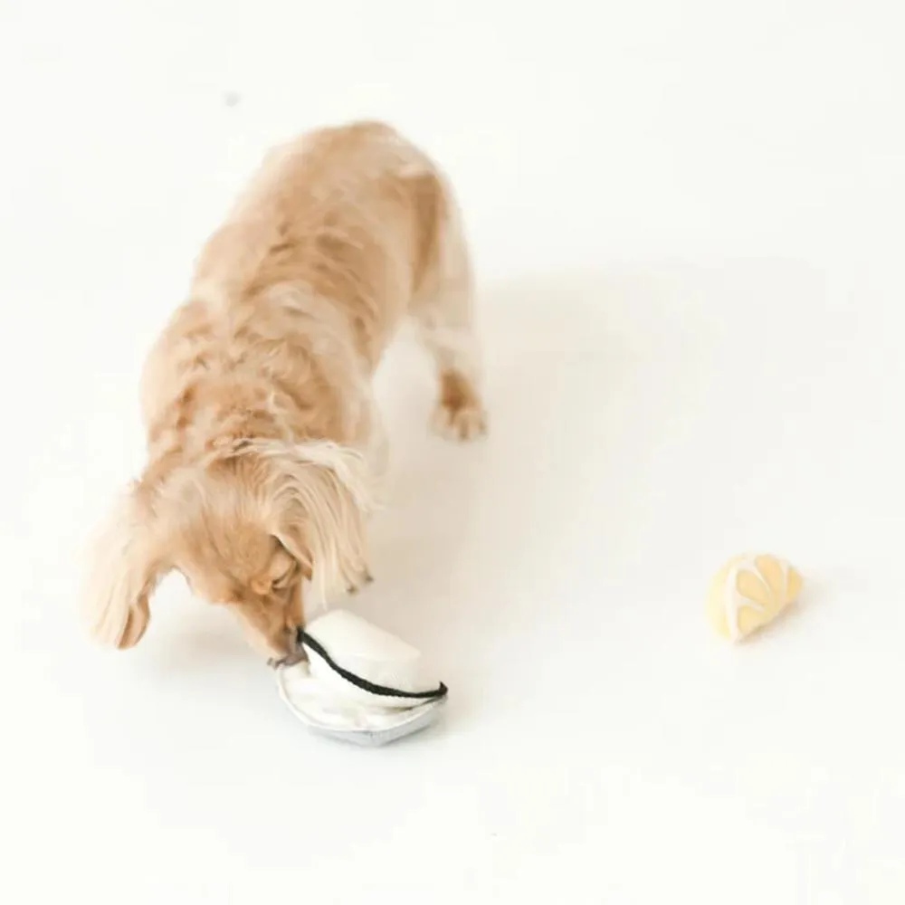 Oyster with Lemon Set of 2 Pcs Dog Toy