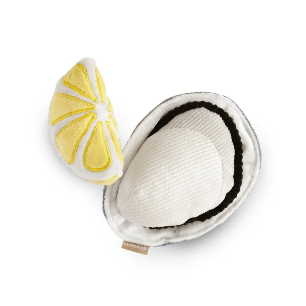 Oyster with Lemon Set of 2 Pcs Dog Toy