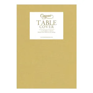 PAPER LINEN GOLD - SOLID AIRLAID TABLECOVER