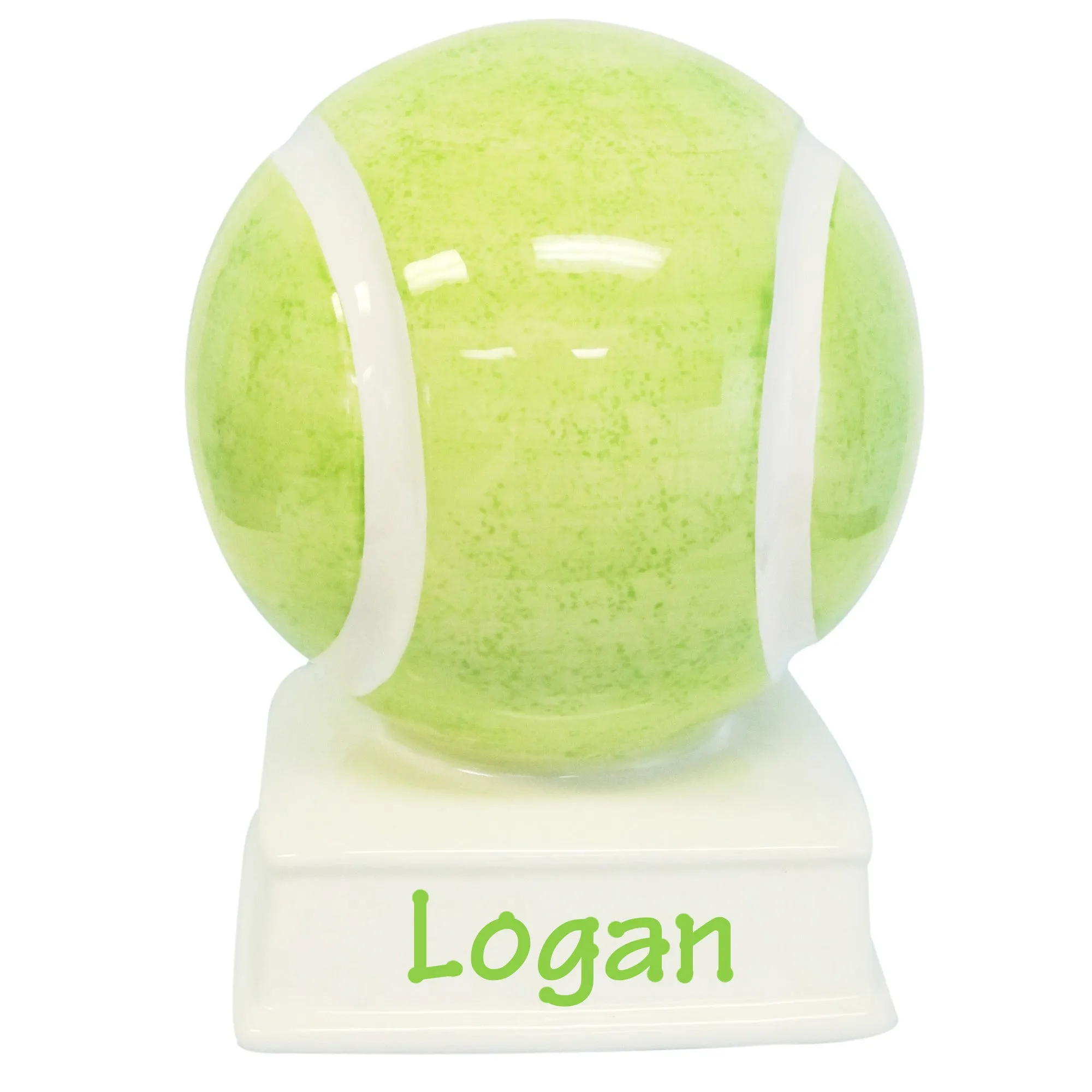 Personalized Tennis Ball Bank