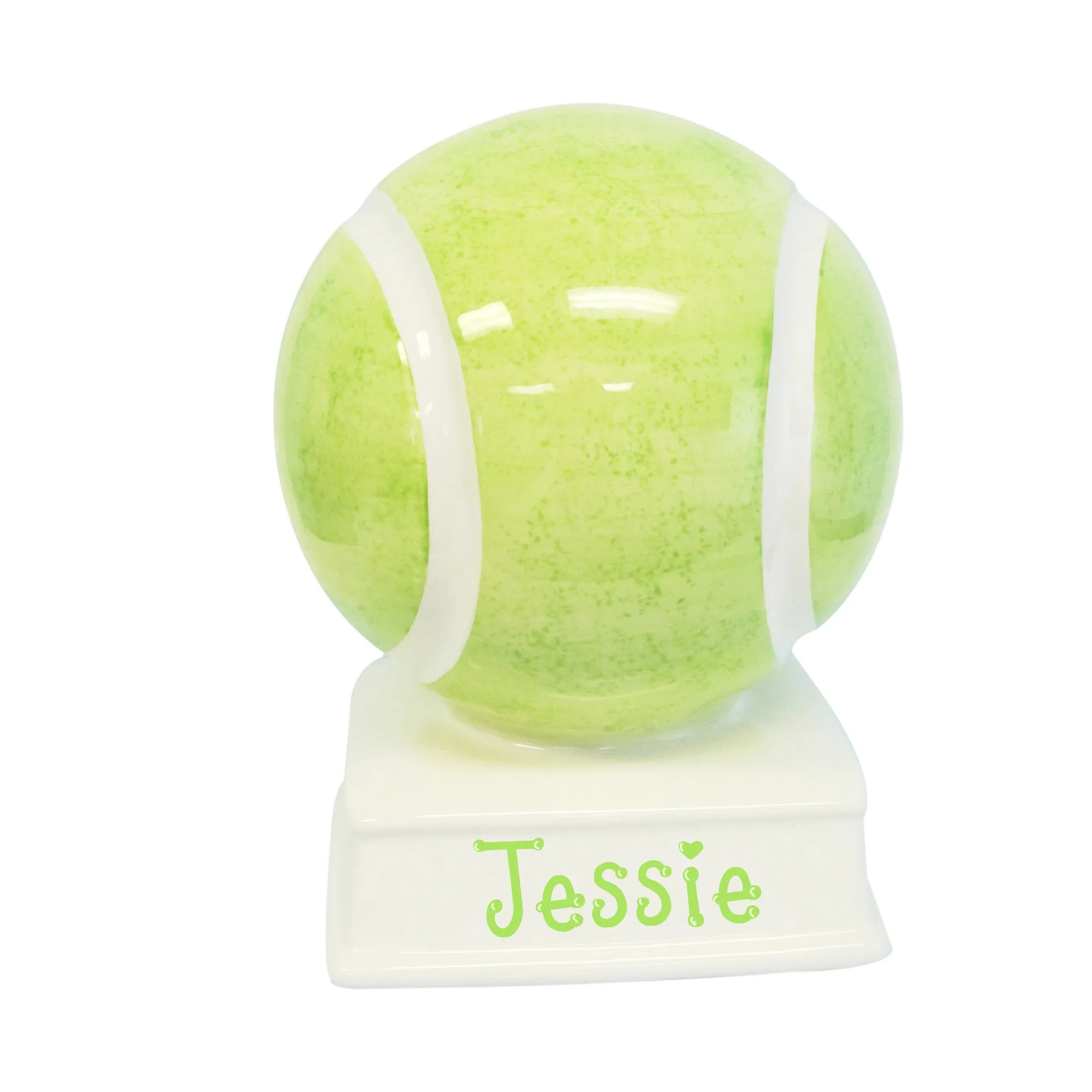 Personalized Tennis Ball Bank