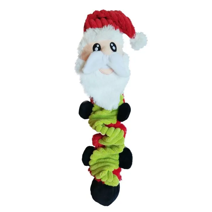 Pet London - Santa Bungee Balls Tug Toy