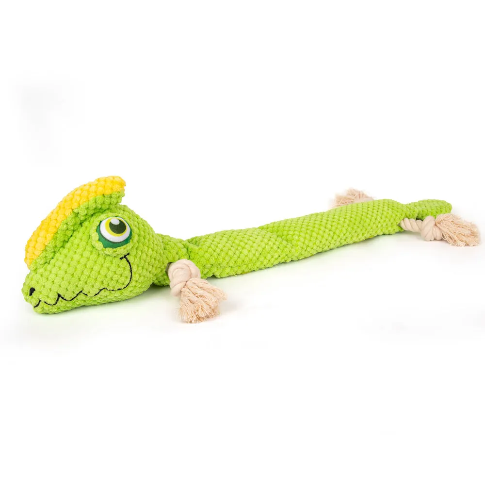 Petkin - Lizard Dog Squeaky Toy