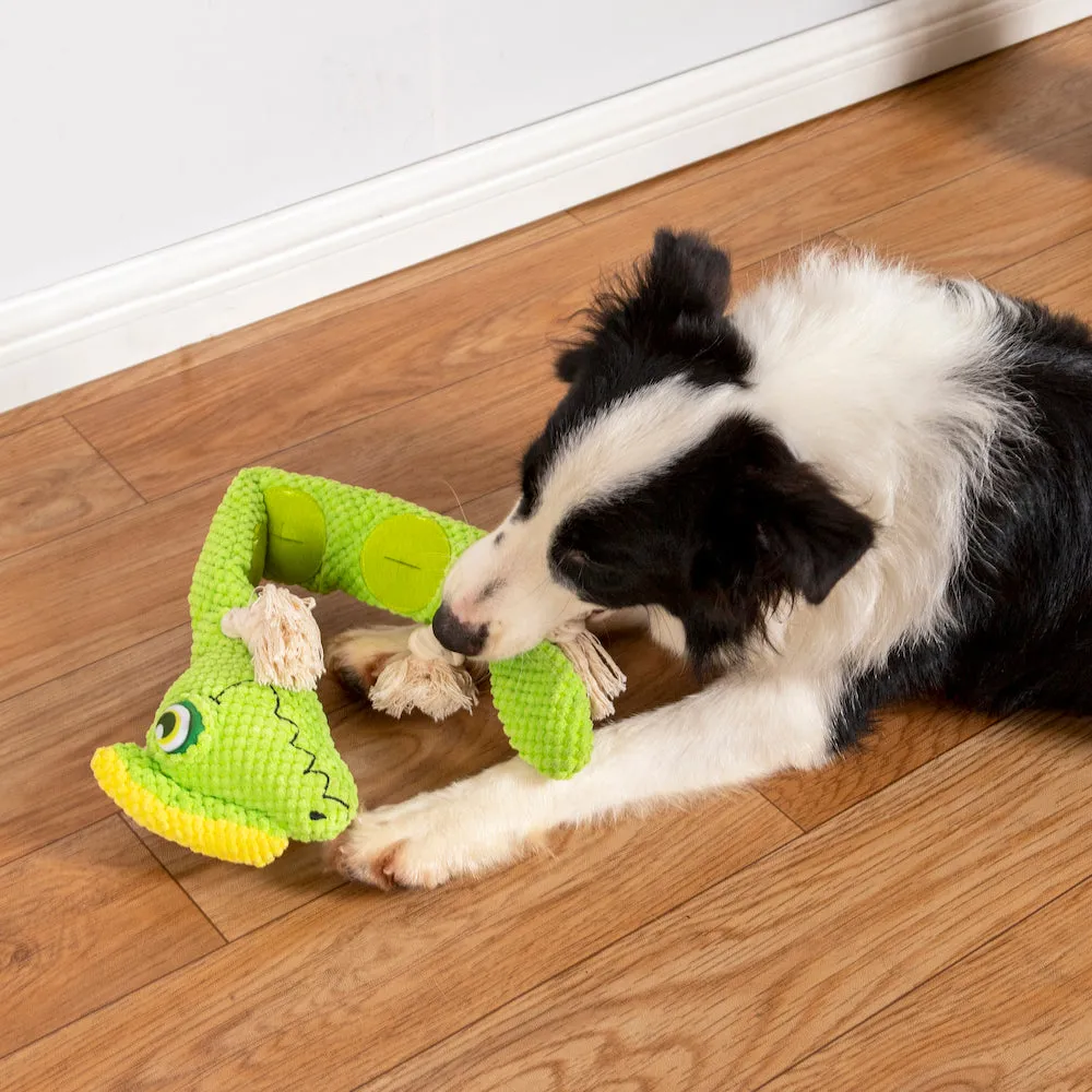 Petkin - Lizard Dog Squeaky Toy