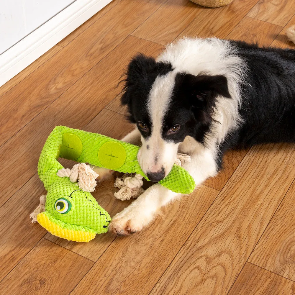 Petkin - Lizard Dog Squeaky Toy