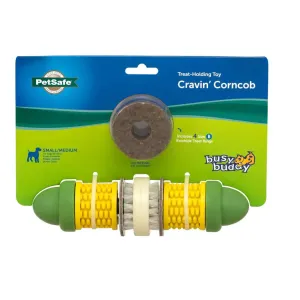 Petsafe Busy Buddy Cravin Corncob Treat Holding Dog Toy