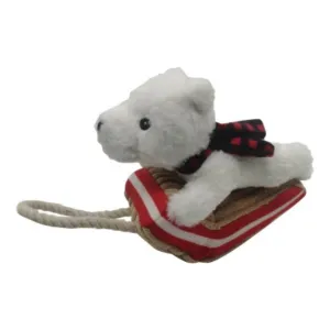 Polar Bear Sled Tug Red