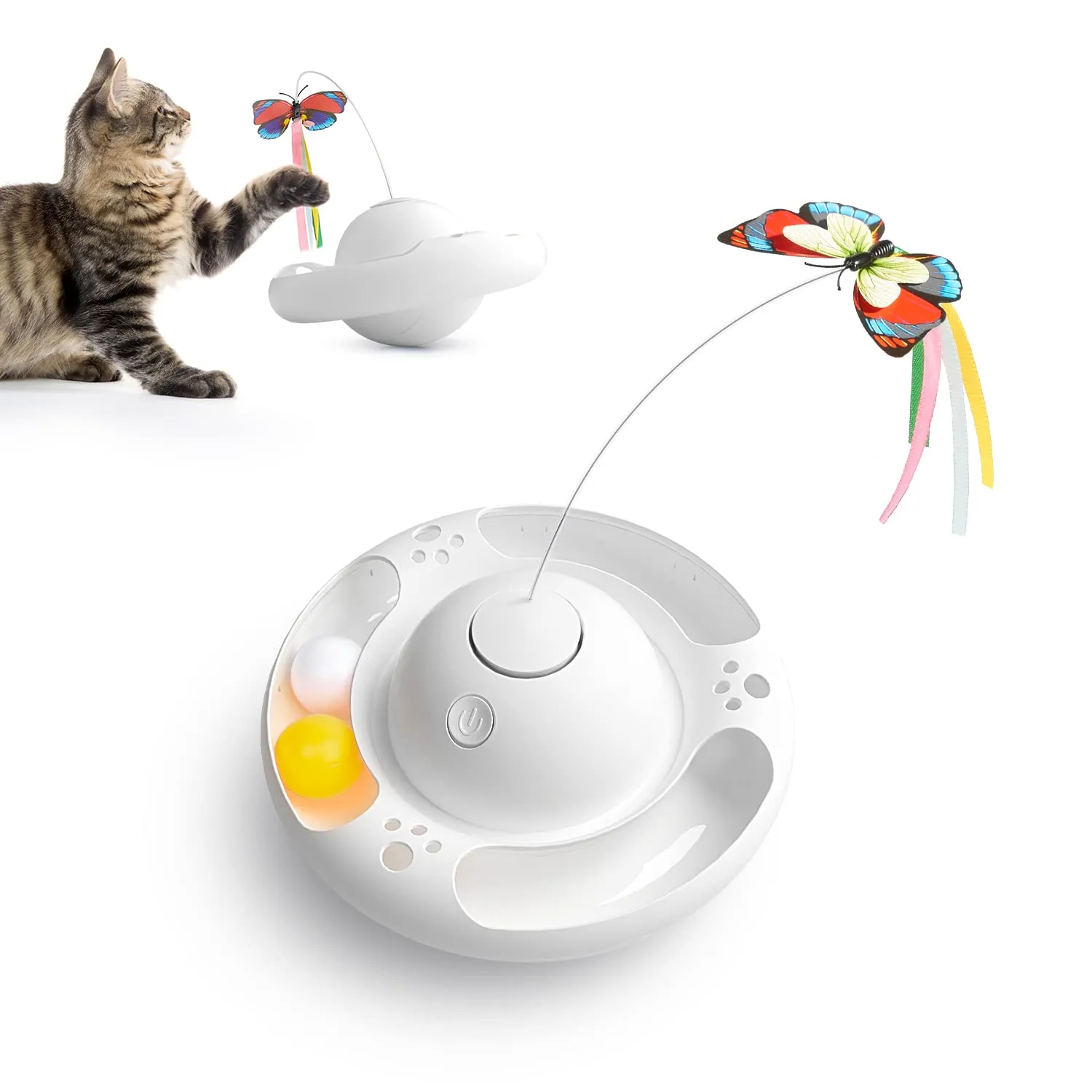 Potaroma Cat Toys Tumbler Smart Interactive Electronic Kitten Toy