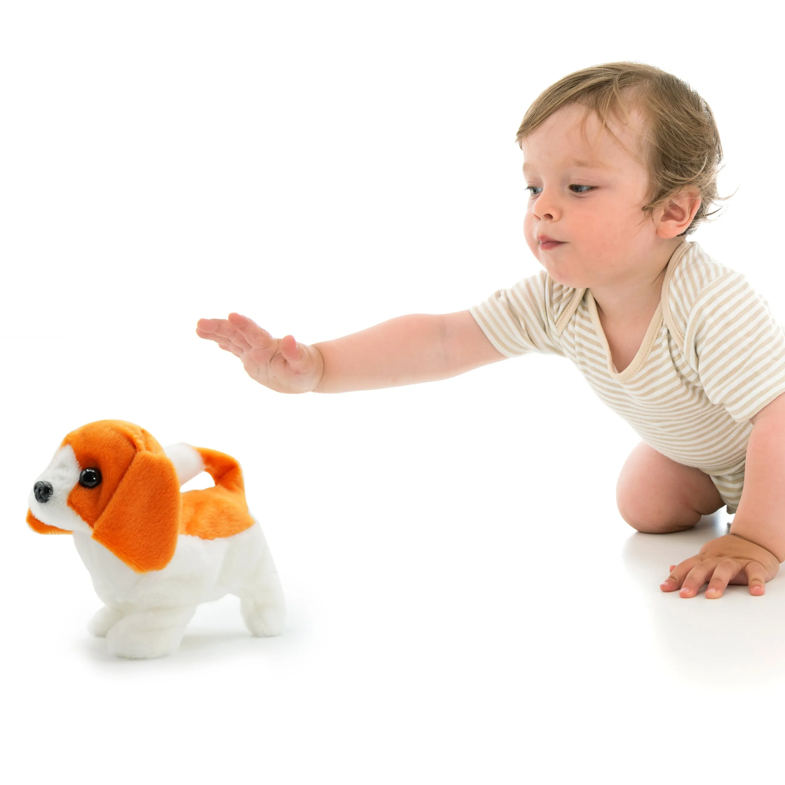 Pugs At Play Buddy Mechanical Dog-Walking,Barking And Waging