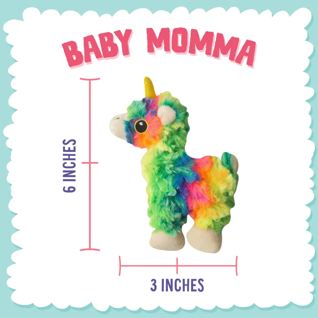 Snugarooz Baby Momma the Llama Plush Dog Toy (6")