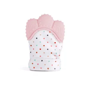 Teething Mitten Glove Rose Quartz