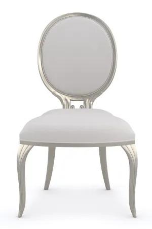 Velvet Modern Side Chair | Caracole Lillian