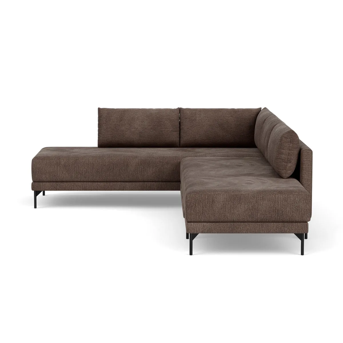 Vivica Fabric Left Sofa Bed (Cacao)