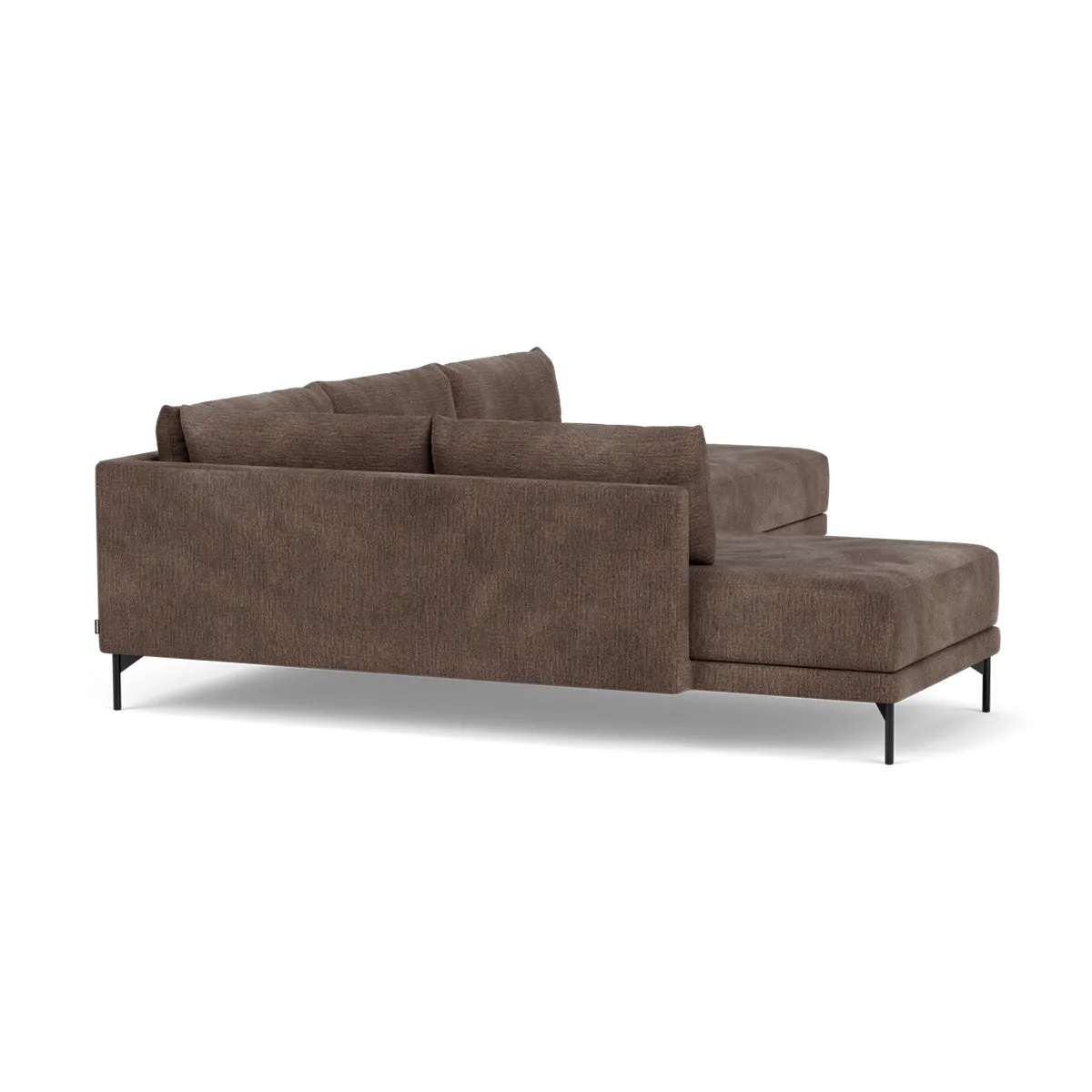 Vivica Fabric Left Sofa Bed (Cacao)