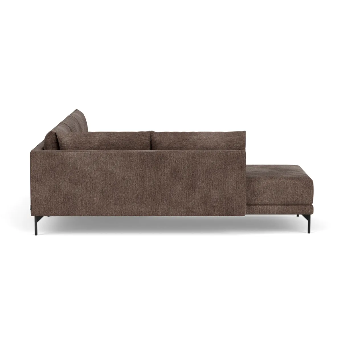 Vivica Fabric Left Sofa Bed (Cacao)