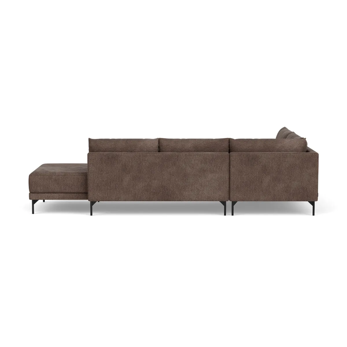 Vivica Fabric Left Sofa Bed (Cacao)