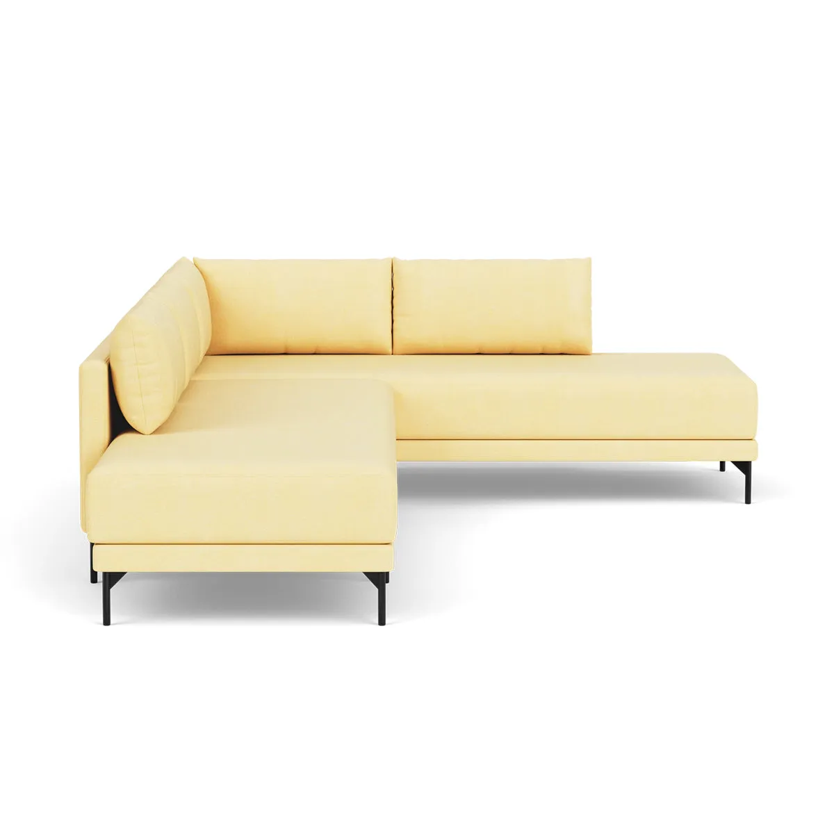 Vivica Fabric Right Sofa Bed (Sun)