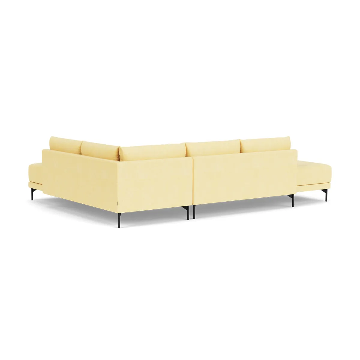 Vivica Fabric Right Sofa Bed (Sun)