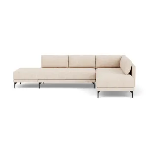 Vivica Fabric Right Sofa Bed (Vega Cream)