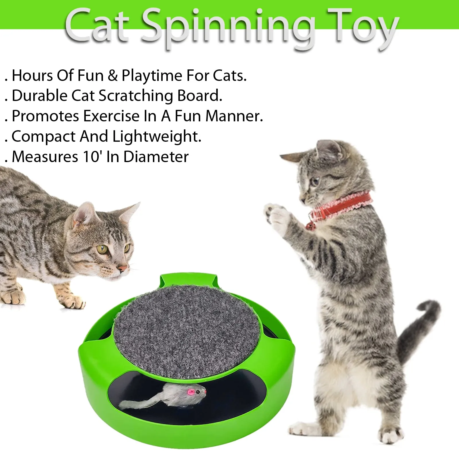 Whirling Cat Toy - The Ultimate Spinning Plaything for Cats