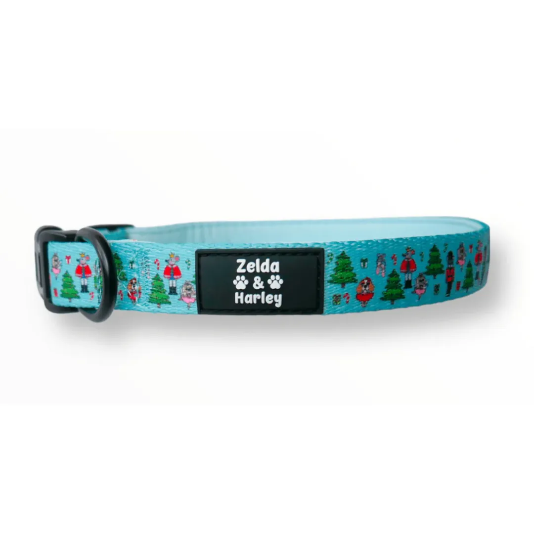 Zelda and Harley Muttcracker Christmas Collar