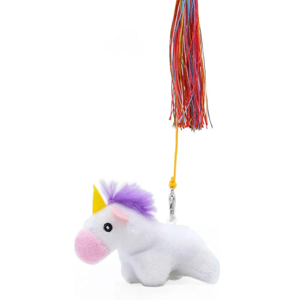 ZippyClaws Unicorn ZippyStick Interactive Cat Toy Wand